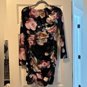 Size large velvet bodycon dress